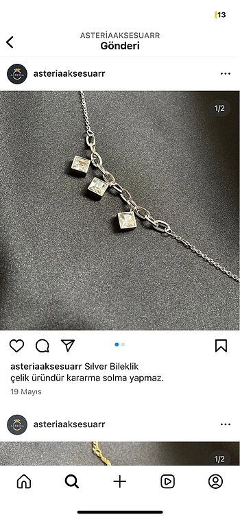 Sılver bileklik