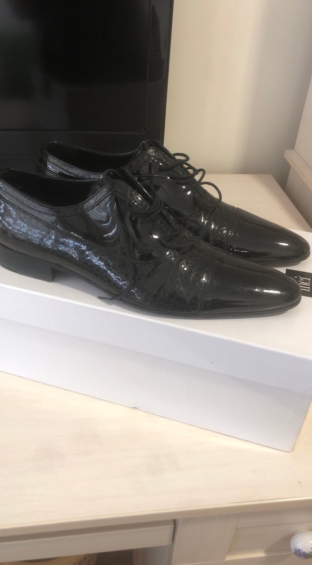 Siyah Rugan Klasik Erkek Ayakkabı - Görsel 2