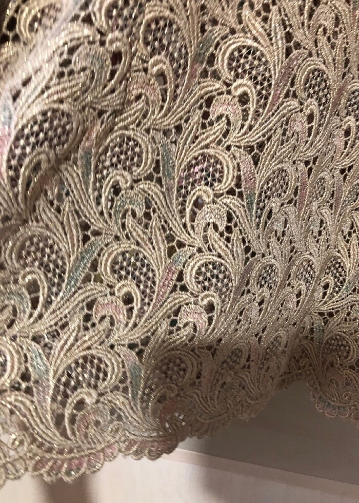 Güpür abiye bluz - Görsel 2