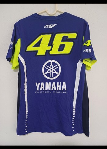 Mavi Yamaha Biker Kısa Kollu Tişört - Görsel 2