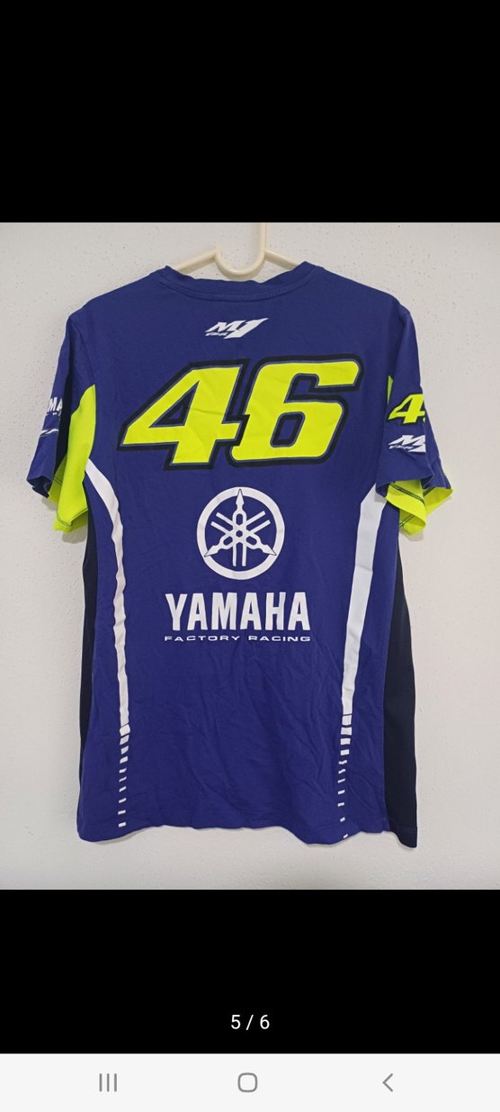 Mavi Yamaha Biker Kısa Kollu Tişört - Görsel 2