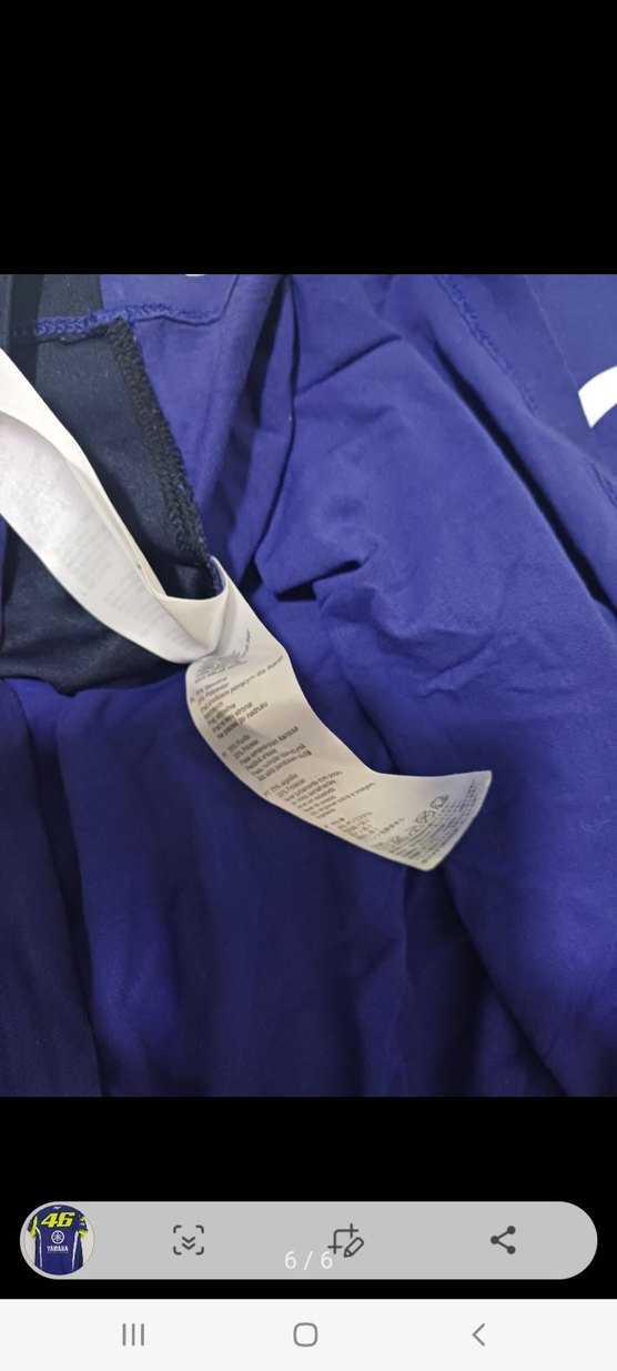 Mavi Yamaha Biker Kısa Kollu Tişört - Görsel 3