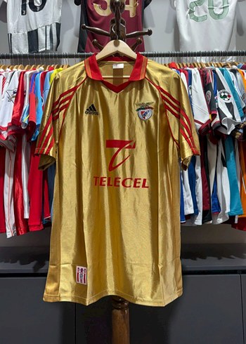 Adidas Benfica Altin Sarisi Retro Futbol Formasi