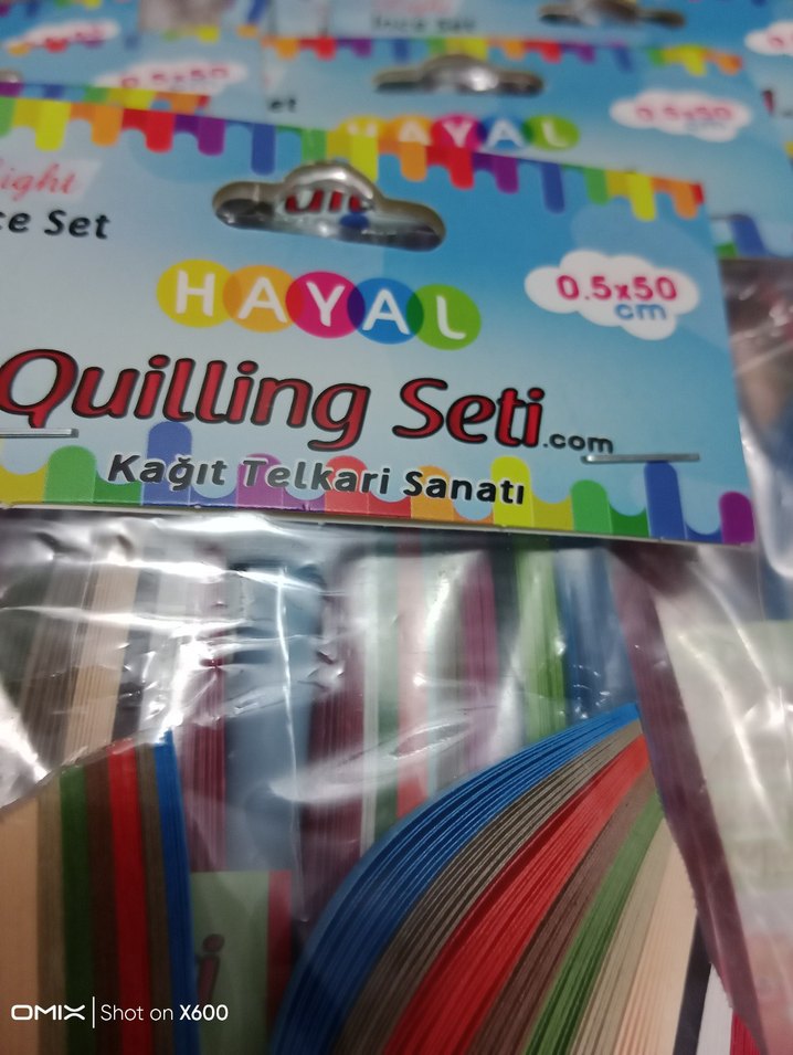 Renkli Quilling seti ( 30 paket) - Görsel 2