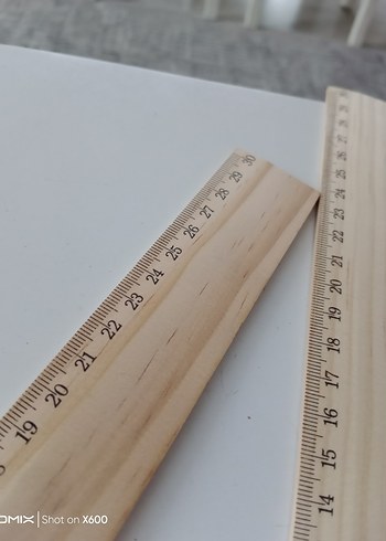 Ahşap Cetvel 30 cm (4ad) - Görsel 2