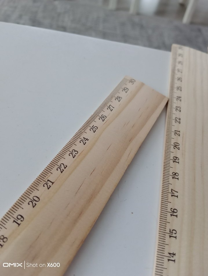 Ahşap Cetvel 30 cm (4ad) - Görsel 2