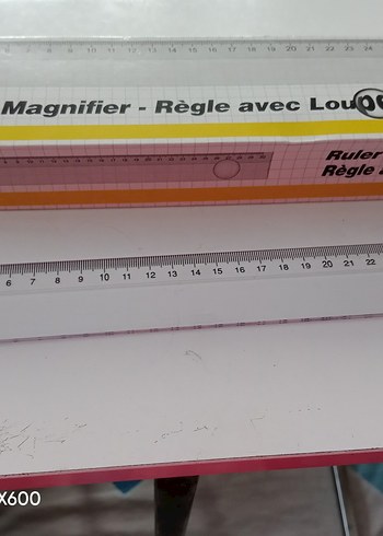 Büyüteçli Cetvel 30 cm (16 adet,) - Görsel 4