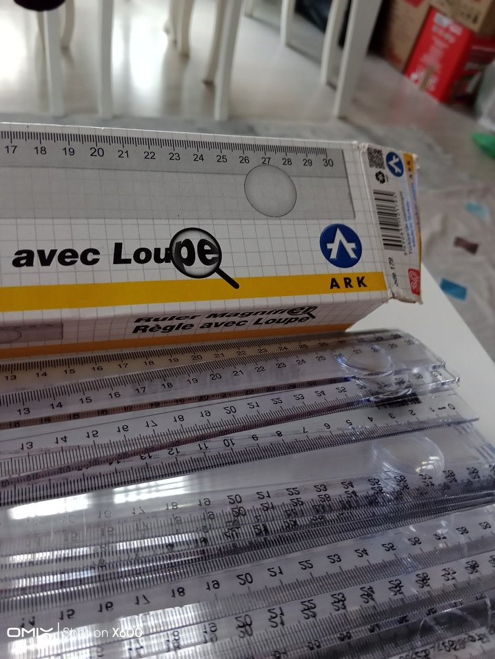 Büyüteçli Cetvel 30 cm (16 adet,) - Görsel 2