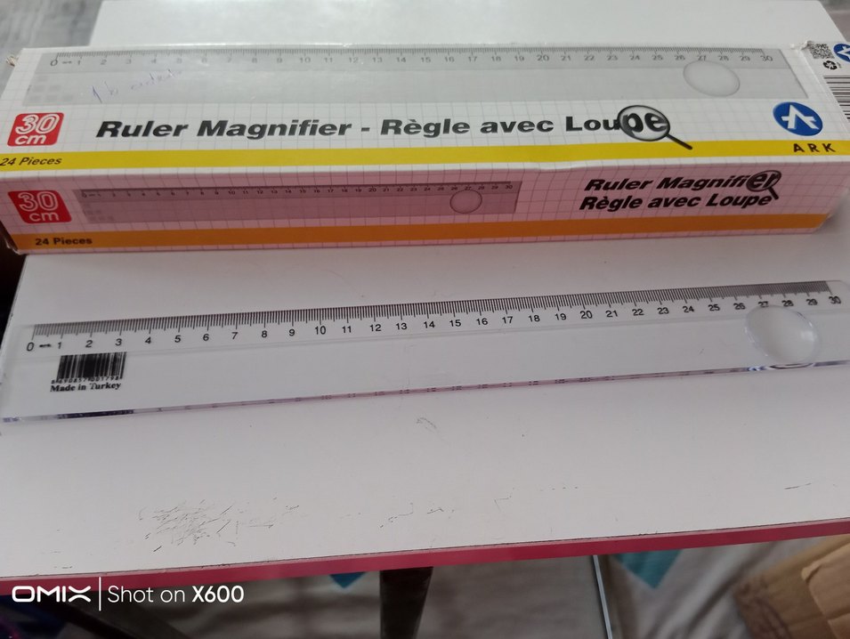 Büyüteçli Cetvel 30 cm (16 adet,) - Görsel 4