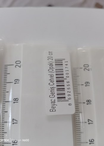 hataş 20 cm Plastik Cetvel(10 ad) - Görsel 2