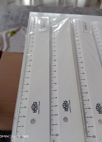 hataş 20 cm Plastik Cetvel(10 ad) - Görsel 3