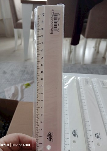 hataş 20 cm Plastik Cetvel(10 ad) - Görsel 4