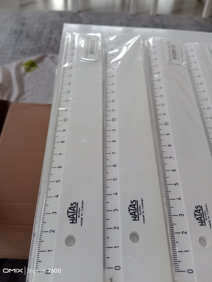 hataş 20 cm Plastik Cetvel(10 ad) - Görsel 3