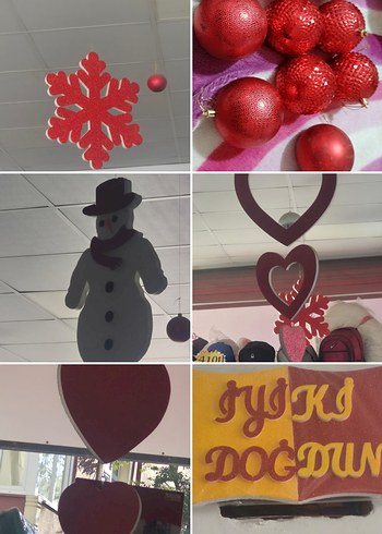 Yeni Yıl Süsleri ve Dekorları