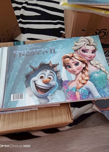 6 adet frozen resim defteri 25*35 - Görsel 2