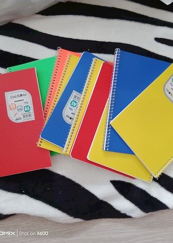 9 ad A5 Spiralli Defter