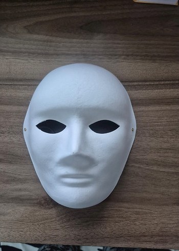 Beyaz Yüz Maskesi boyanabilir 2 adet fiyatıdır