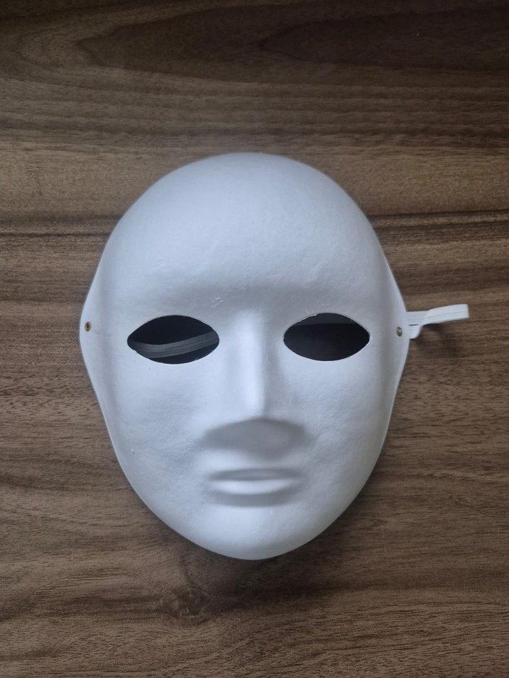 Beyaz Yüz Maskesi boyanabilir 2 adet fiyatıdır - Görsel 3