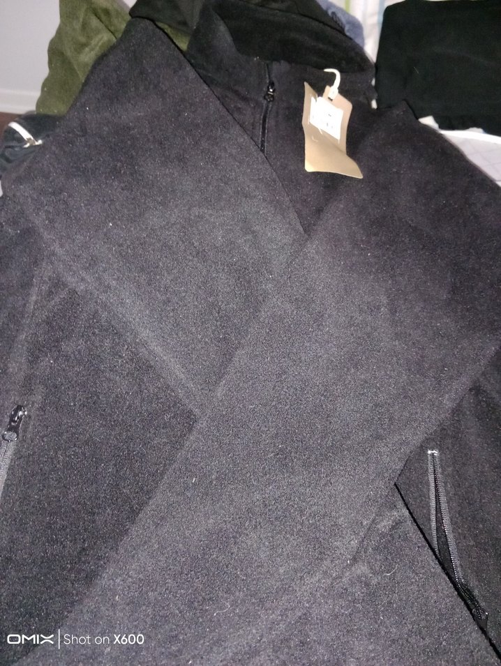 Erkek Siyah Fermuarlı Polar Sweatshirt - Görsel 3