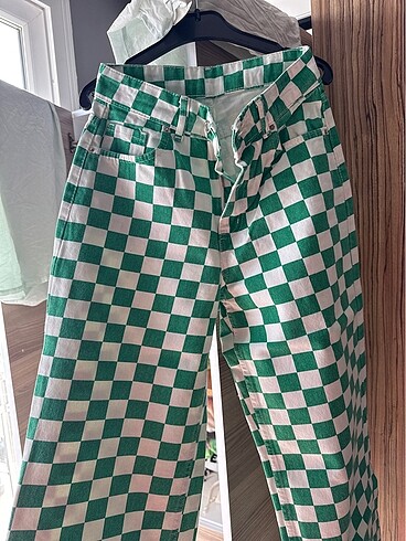 36 Beden Trendyolmilla kareli pantolon