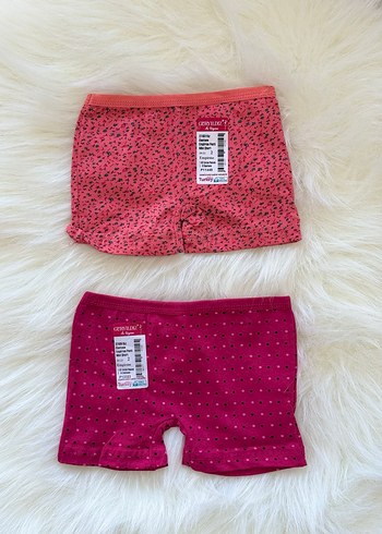 Çiçek Desenli Renkli Kız Çocuk Boxer - Görsel 11