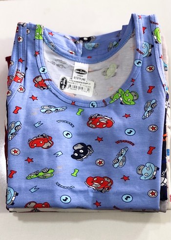 Çocuk Renkli Baskılı Atlet - Görsel 2