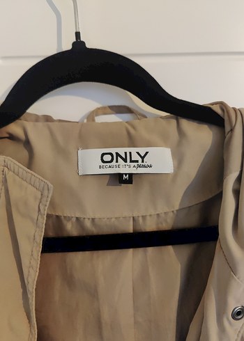 Bej Midi Boy Düğmeli Kadın Ceket - Görsel 2