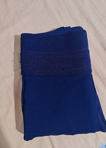 Zara beli lastik yüksek bel siyah kumaş kadın taytı - Görsel 3