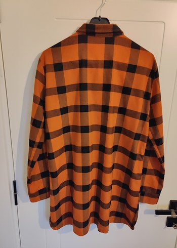 Twist Düğmeli Cep Detaylı Ekose Kadın Gömlek - Görsel 3