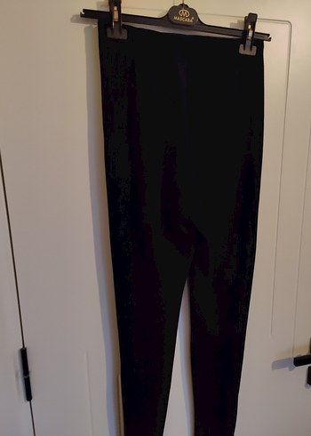 Zara yüksek bel süet tayt - Görsel 4