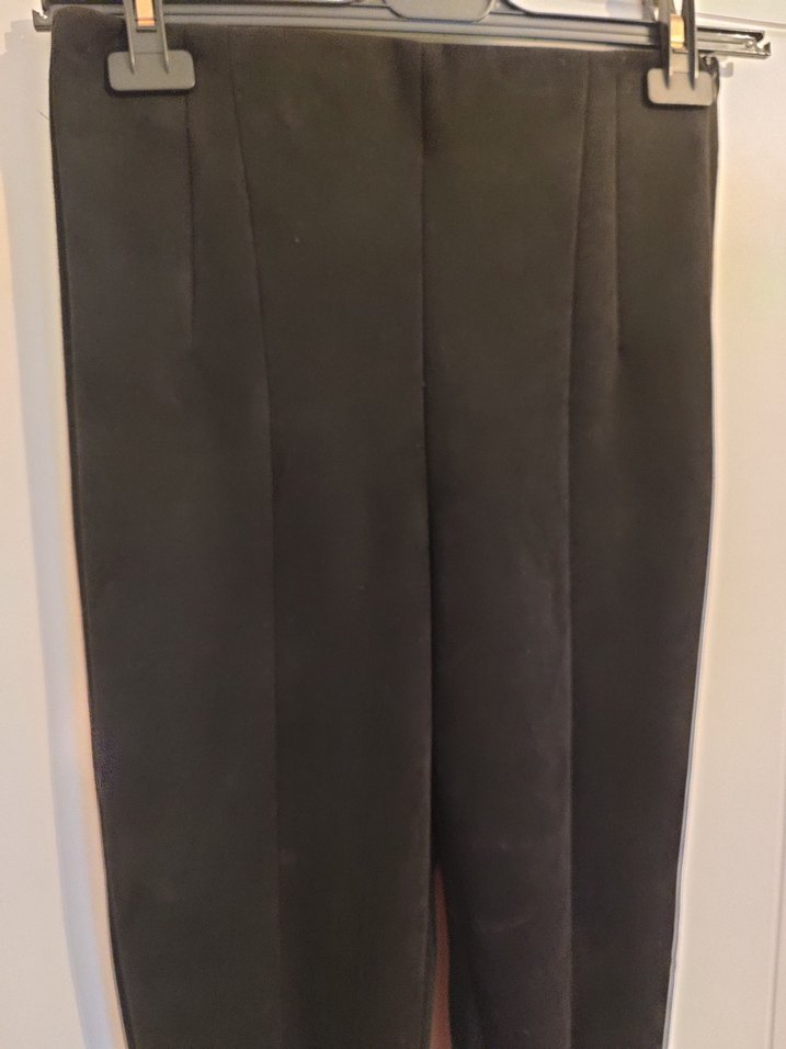 Zara yüksek bel süet tayt - Görsel 3