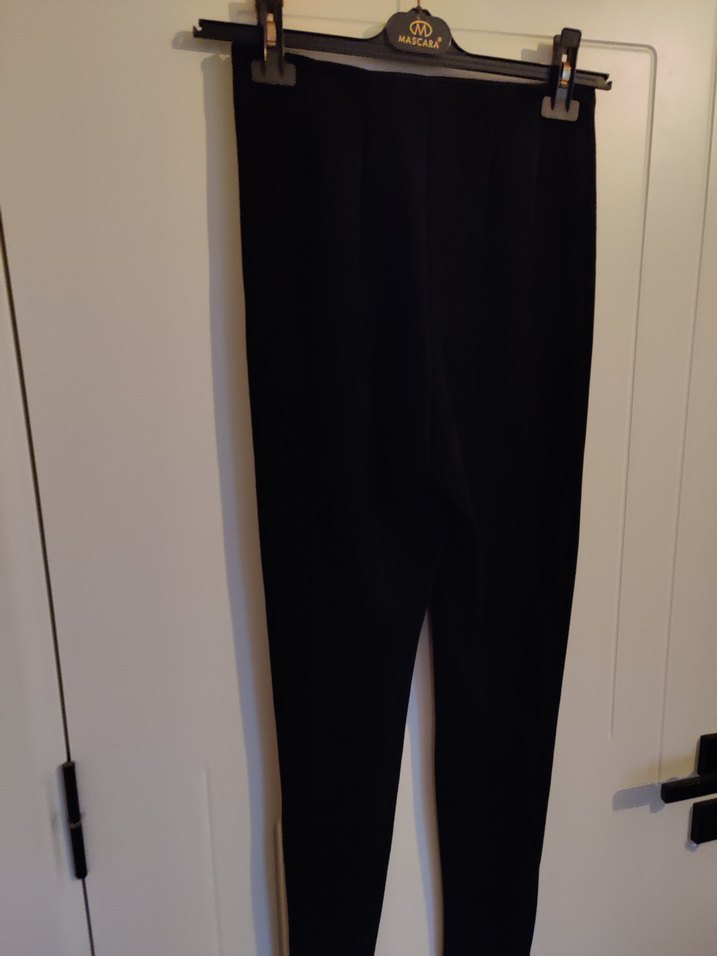 Zara yüksek bel süet tayt - Görsel 4