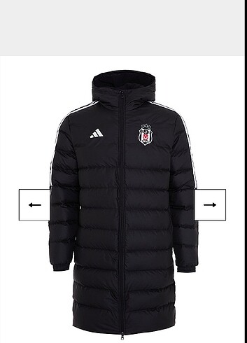 m Beden Adidas Marka Orijinal Beşiktaş Kartal Yuvası Kaban