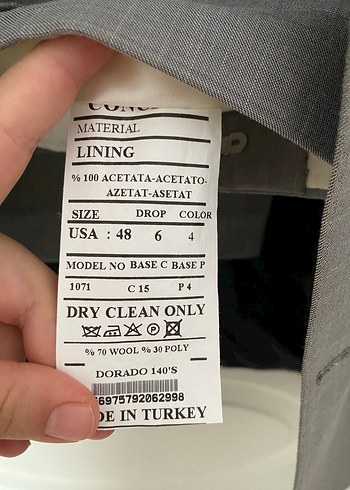 Diğer Gri Erkek Ofis Takım Elbise Ceket