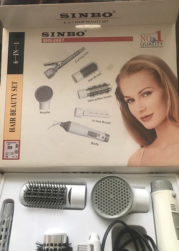Beden Sinbo Saç Şekillendirici Seti SHD-2607
