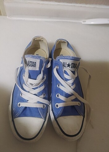 36 Beden mavi Renk Converse ayakkabı 