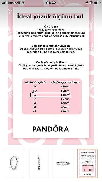 Pandora Pandora Yüzük