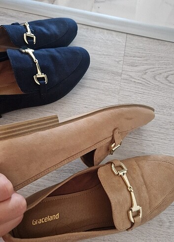 39 Beden lacivert Renk Deichmann loafer 2 adet