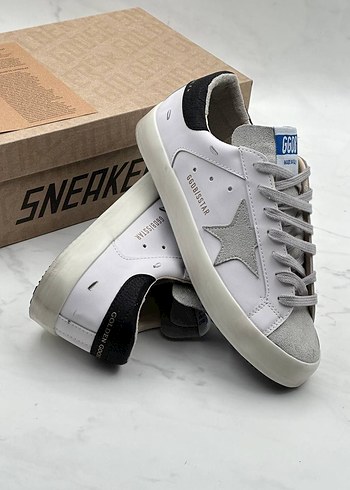 Golden Goose Deluxe Erkek Beyaz Sneaker