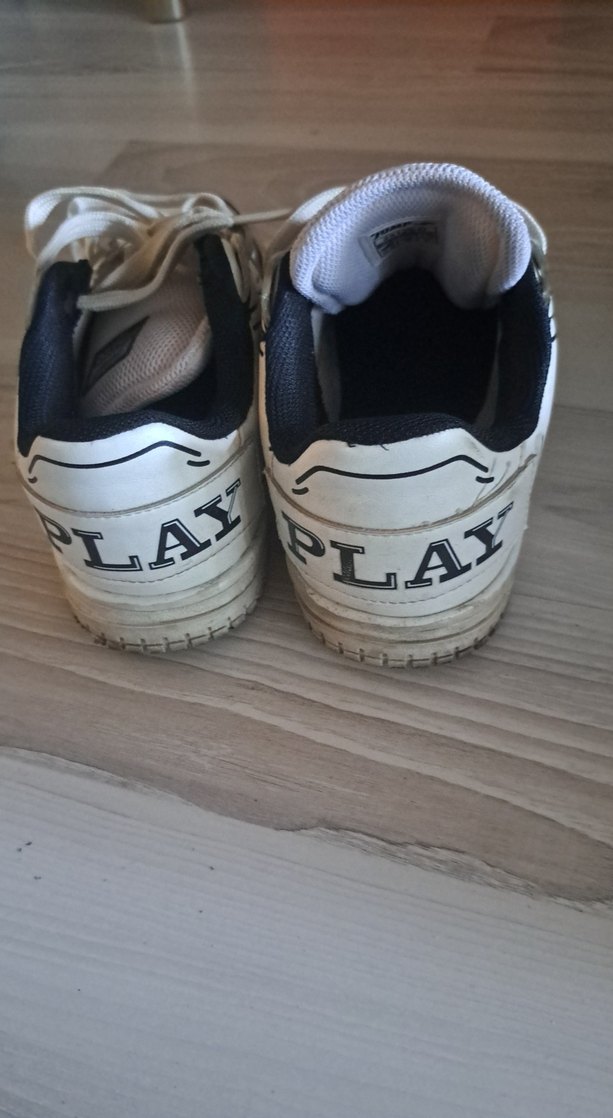 Gri-Beyaz Street Wear Spor Ayakkabı - Görsel 2