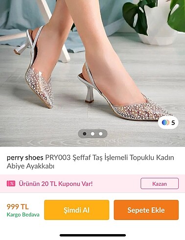 37 Beden beyaz Renk Şeffaf incili topuklu ayakkabı