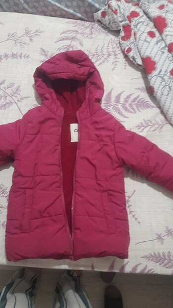 Çocuk pembe mont kışlık 