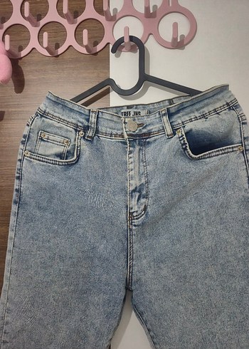 Diğer Kadın Gri Denim Regular Fit Jean