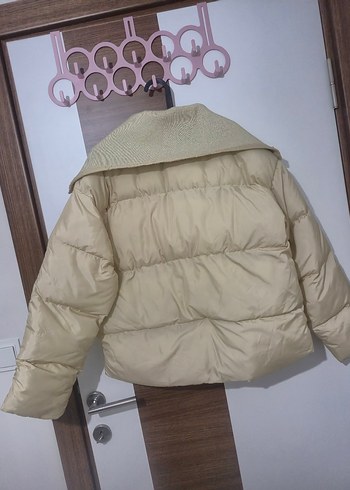 m Beden Bej trendyolmilla Kadın Kışlık Mont