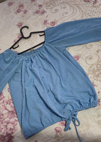 Mavi Denim Uzun Kollu Bohem Bluz