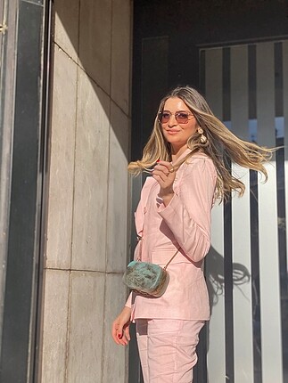 Trendyol & Milla Pembe takım elbise