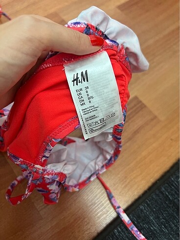 m Beden H&m bikini takımı
