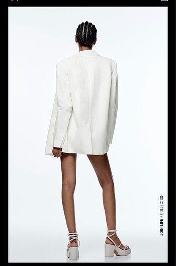 s Beden beyaz Renk Zara blazer