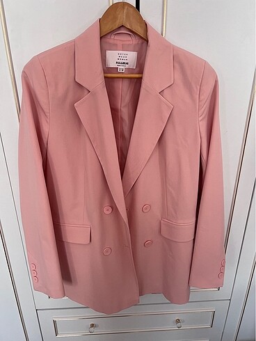 Pembe blazer