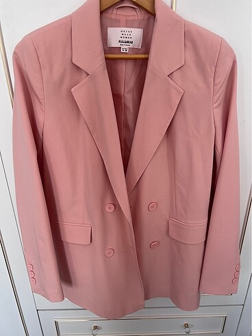 m Beden pembe Renk Pembe blazer